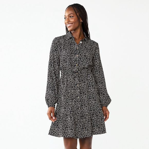Draper James Dresses & Skirts - DRAPER JAMES RSVP Button-Front Knot-Waist Dress Size 1X